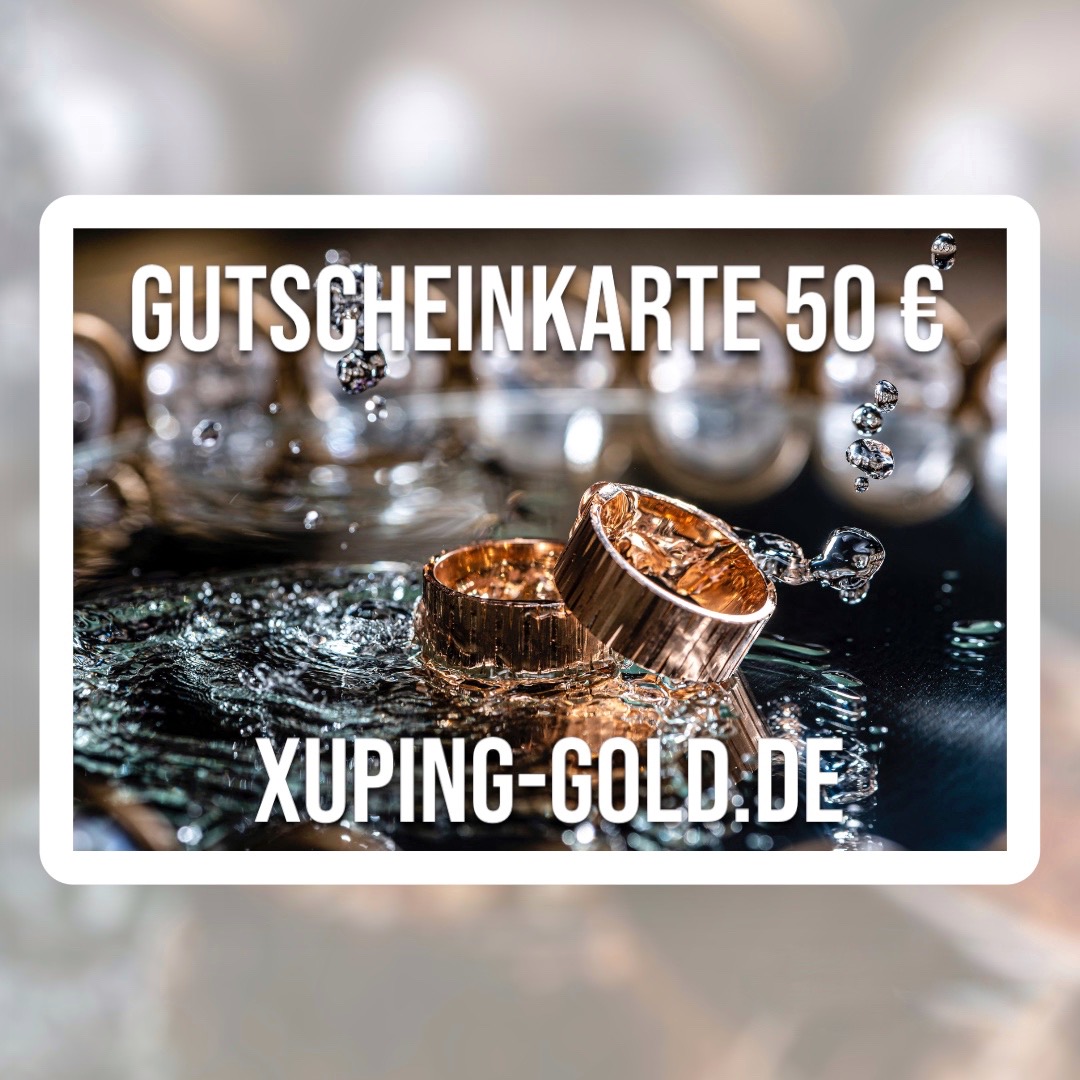 Gutscheinkarte XUPING 50 Euro Gutscheinkarte XUPING 50 Euro