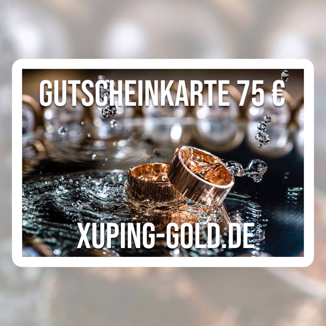 Gutscheinkarte XUPING 75 Euro Gutscheinkarte XUPING 75 Euro