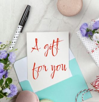 Geschenkgutschein per E-Mail A GIFT FOR YOU