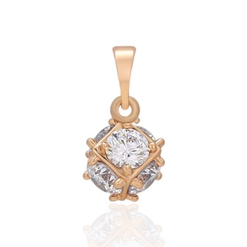 anhänger mit steinen gold 30125