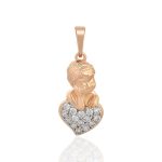 anhänger mit steinen gold 30149