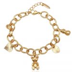 armband mit anhängern gold 70133