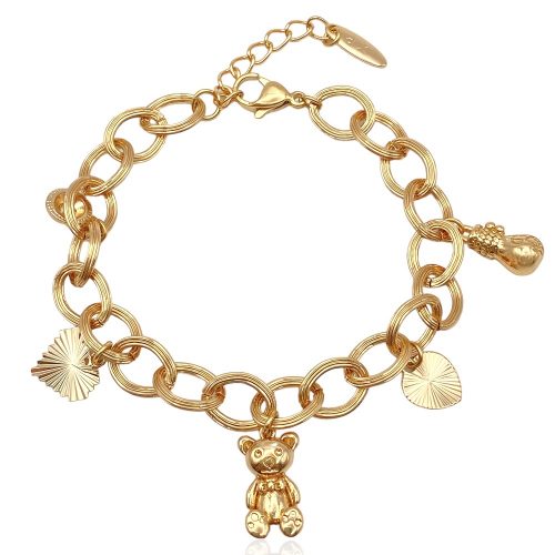 armband mit anhängern gold 70133