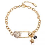 armband mit anhängern gold 70139