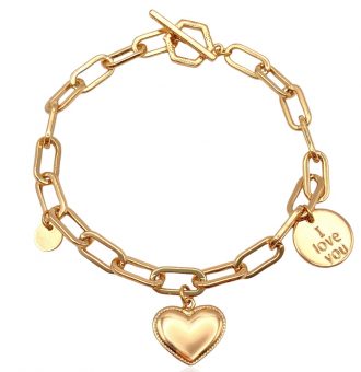 armband mit anhängern gold 70140