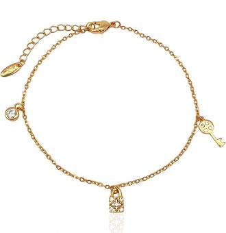 armkette mit anhängern gold 70114