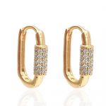 eckige creolen gold 90137