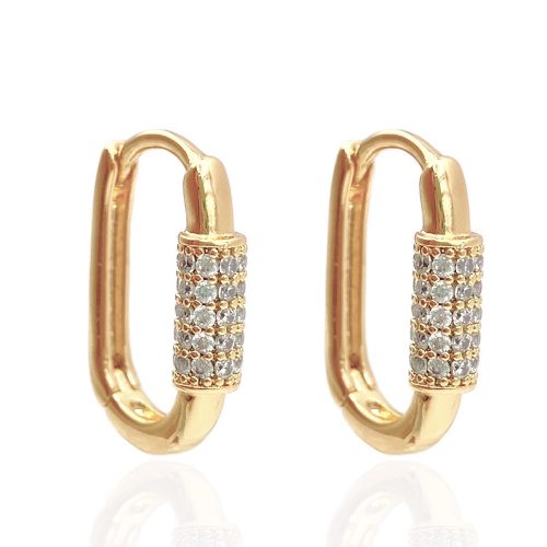 eckige creolen gold 90137
