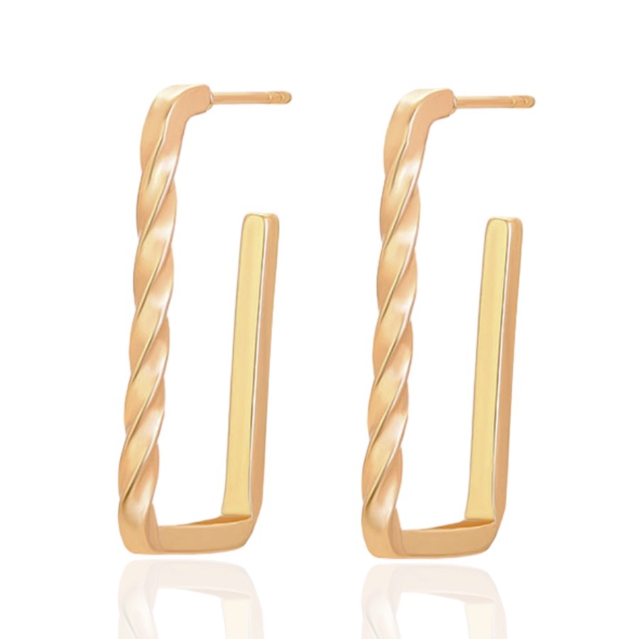 eckige creolen gold 90160 eckige creolen gold 90160