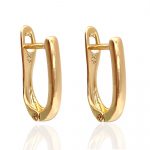 eckige creolen gold 90208