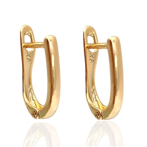 eckige creolen gold 90208