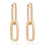 hängende ohrringe gold 90152