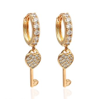 hängende ohrringe gold 90157
