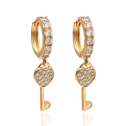 hängende ohrringe gold 90157