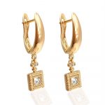 hängende ohrringe gold 90161