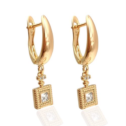 hängende ohrringe gold 90161