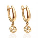 hängende ohrringe gold 90164