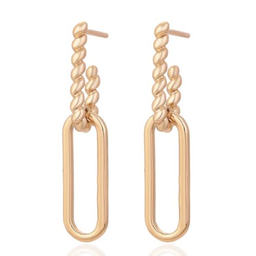 hängende ohrringe gold 90165