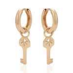 hängende ohrringe gold 90171