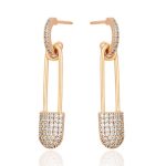 hängende ohrringe gold 90172