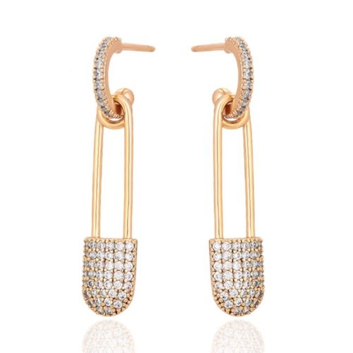 hängende ohrringe gold 90172