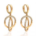 hängende ohrringe gold 90173