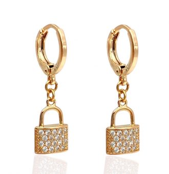 hängende ohrringe gold 90283