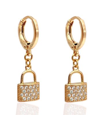 hängende ohrringe gold 90283