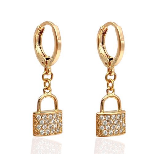 hängende ohrringe gold 90283