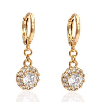 hängende ohrringe gold 90285