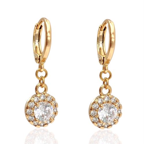 hängende ohrringe gold 90285