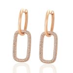 hängende ohrringe rosegold 90184