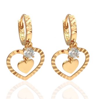 herz ohrringe gold 90179
