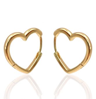 herz ohrringe gold 90222 1