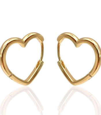 herz ohrringe gold 90222 1