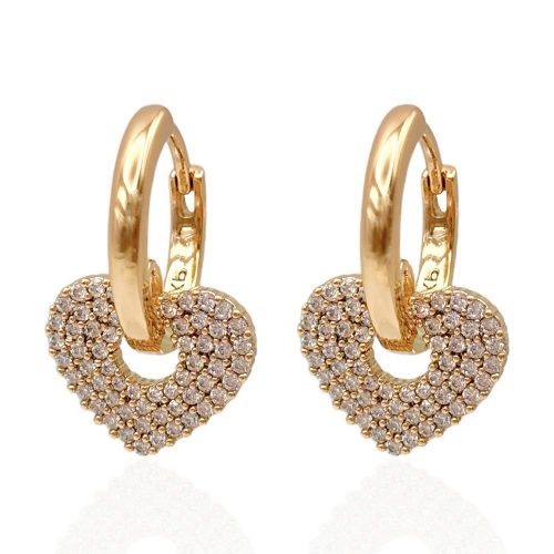 herz ohrringe gold 90225