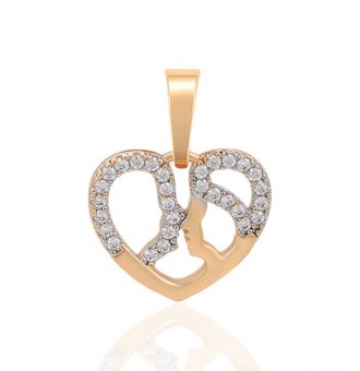 herzanhänger gold 30128