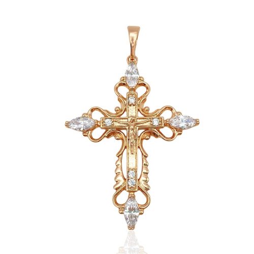 kreuz für kette gold 30105