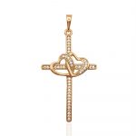 kreuz für kette gold 30134