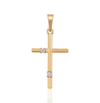 kreuz für kette gold 30138