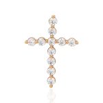 kreuz für kette gold 30143