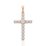 kreuz für kette gold 30145