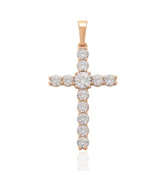kreuz für kette gold 30145