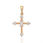 kreuz für kette gold 30150