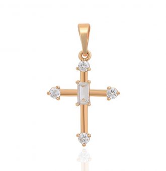 kreuz für kette gold 30150