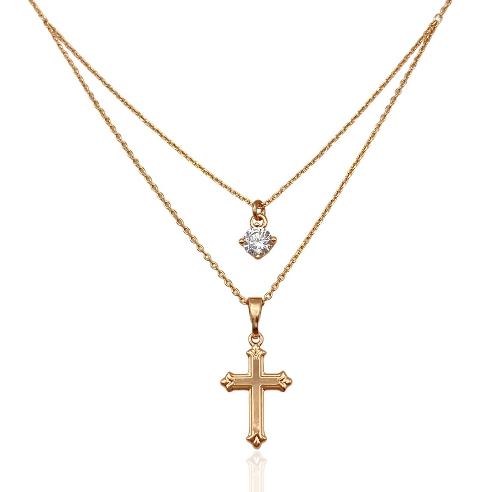 kreuzkette gold 40105