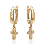 kreuzohrringe gold 90248