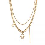 mehrreihige kette gold 40155