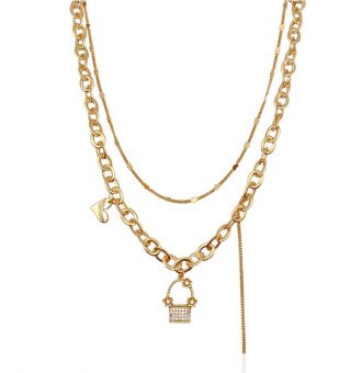 mehrreihige kette gold 40155