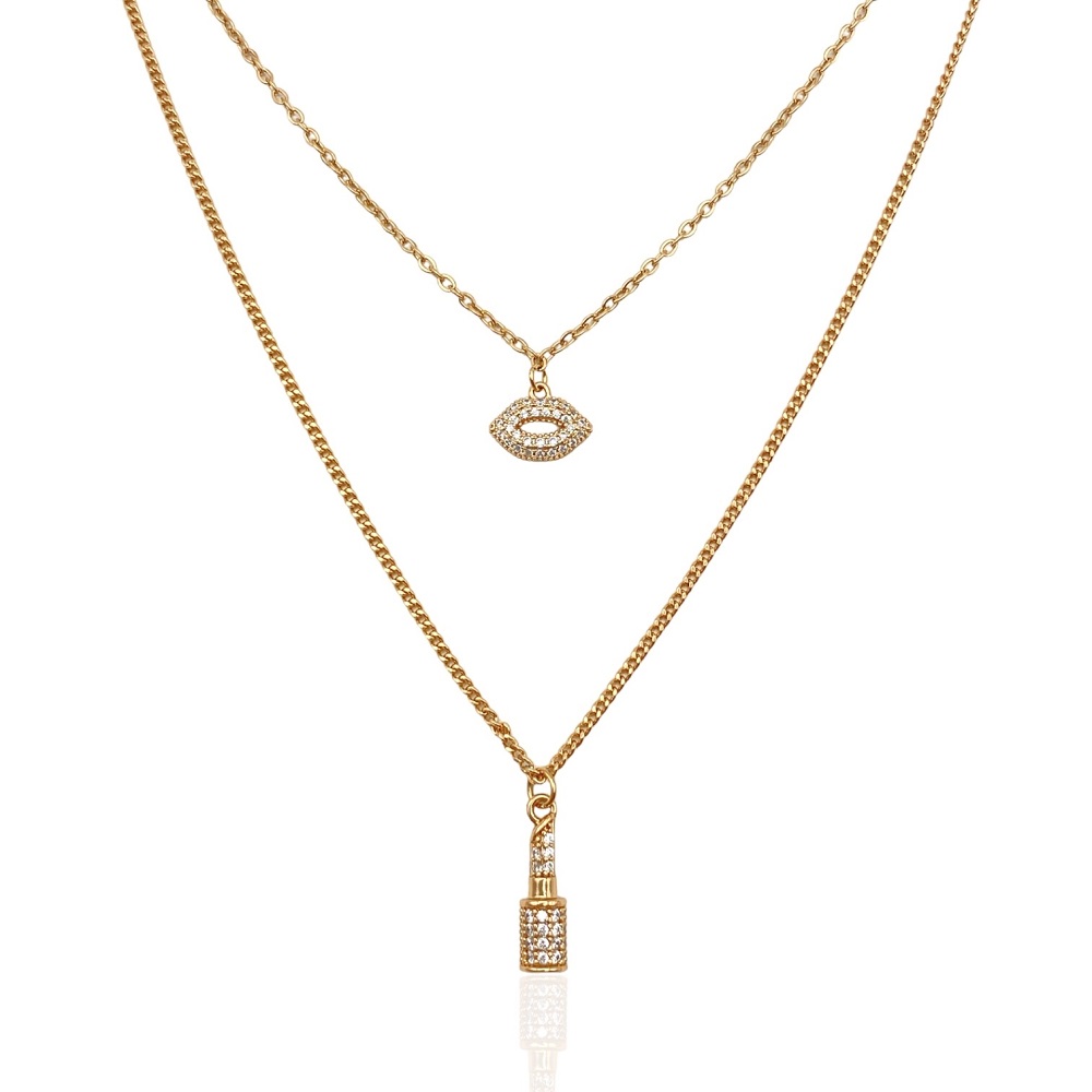 mehrreihige kette gold 40177